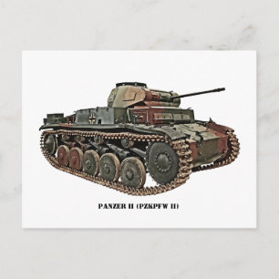 Panzer II Postcard