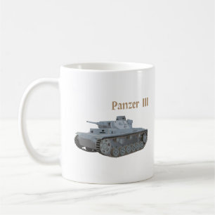 Panzer III German WW2 Battle Tank Coffee Mug