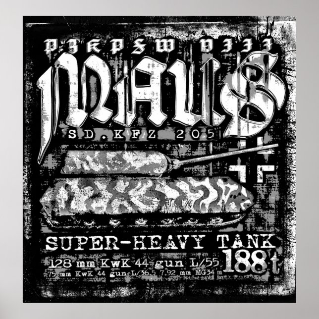 Panzer VIII Maus Poster (Front)