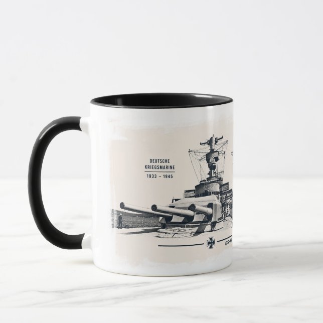 Panzerschiff Deutschland Mug (Left)