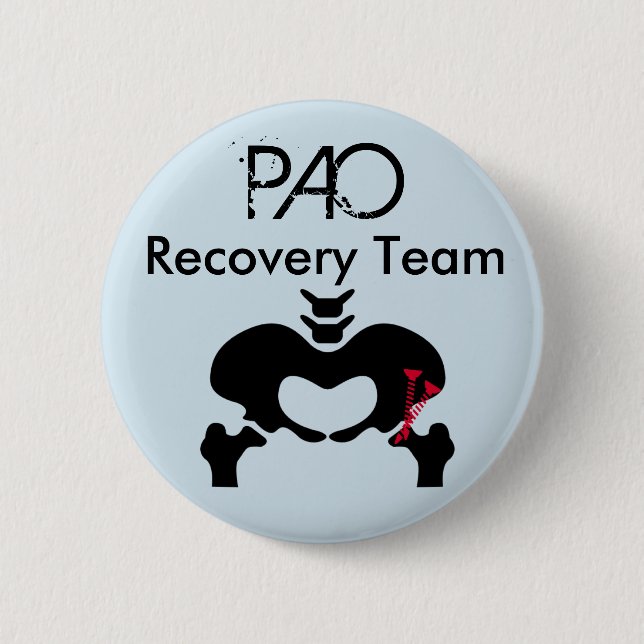 PAO Recovery Team - small button (Front)
