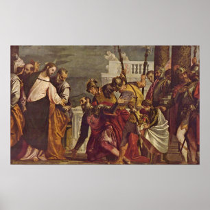 Paolo Veronese - Christ and centurion of Capernaum Poster