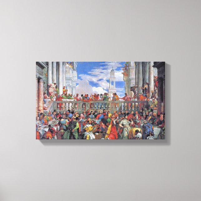 Paolo Veronese - The Wedding at Cana Canvas Print (Front)