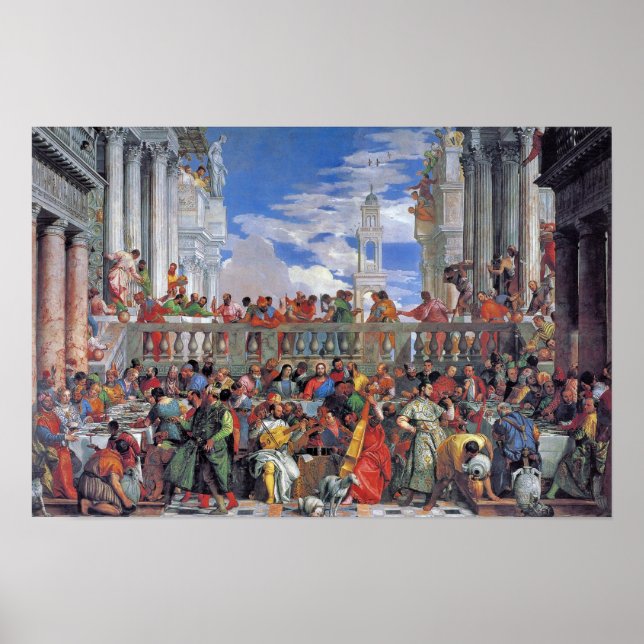 Paolo Veronese - The Wedding at Cana Poster (Front)