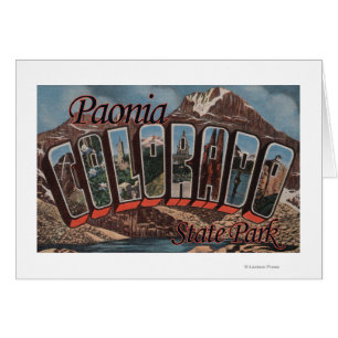 Paonia State Park, Colorado - Large Letter Scene