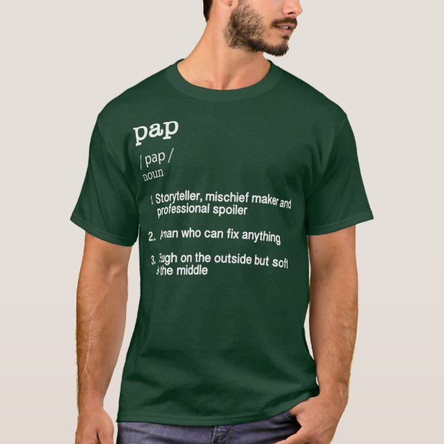 Pap Definition T   Fathers Day Gift Tee (Front)