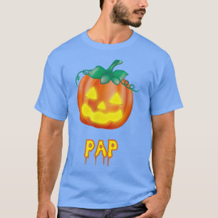 Pap Funny Halloween Family JackOLantern Pumpkin T-Shirt