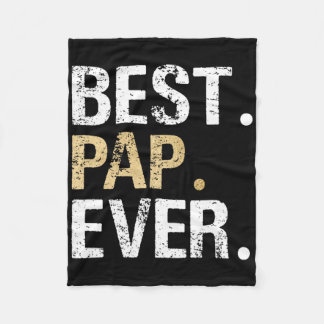 Pap Gift From Granddaughter Grandson Best Pap Fleece Blanket