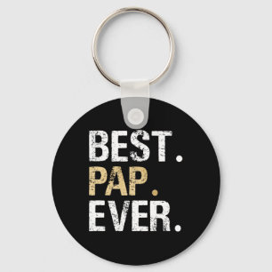 Pap Gift From Granddaughter Grandson Best Pap Key Ring