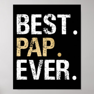 Pap Gift From Granddaughter Grandson Best Pap Poster