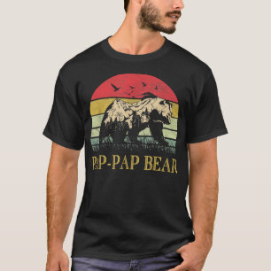 Pap-Pap Bear Vintage T Shirt Fathers Day
