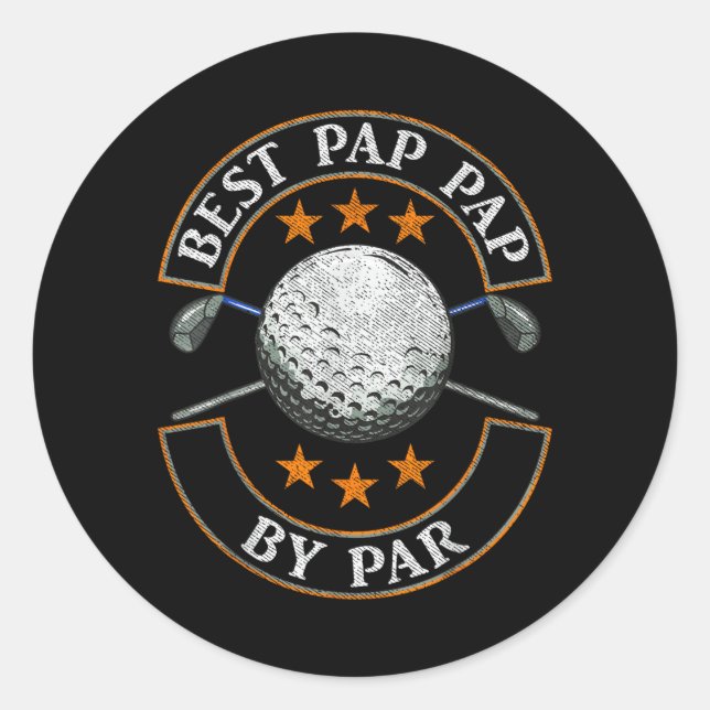 Pap Pap Classic Round Sticker (Front)