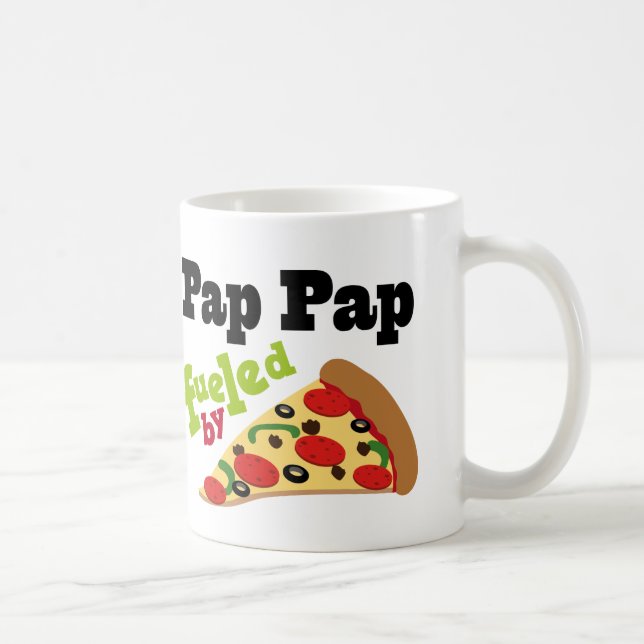 Pap Pap (Funny) Pizza Coffee Mug (Right)
