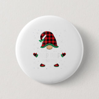 Pap Pap Gnome Buffalo Plaid Matching Ch 6 Cm Round Badge