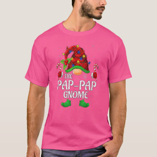Pap Pap Gnome Buffalo Red Plaid Matching Family Ch T-Shirt