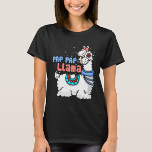 Pap Pap Llama Matching Family Christmas Pyjamas T-Shirt