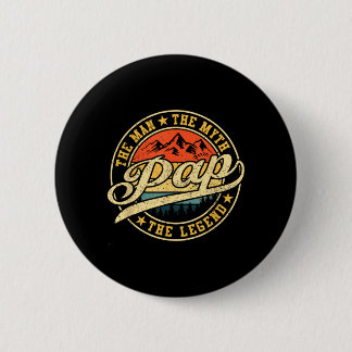Pap The One And Only The Legend Shirt Funny 6 Cm Round Badge