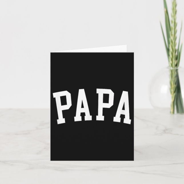 Papa _4  card (Front)