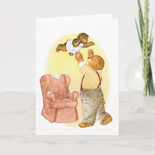 Papa and Baby Bear Card (Front)
