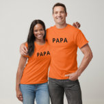 Papa and Papas Pumpkin Fall Gifts Matching Outfits T-Shirt<br><div class="desc">Papa and Papas Pumpkin Fall Gifts Matching Outfits</div>