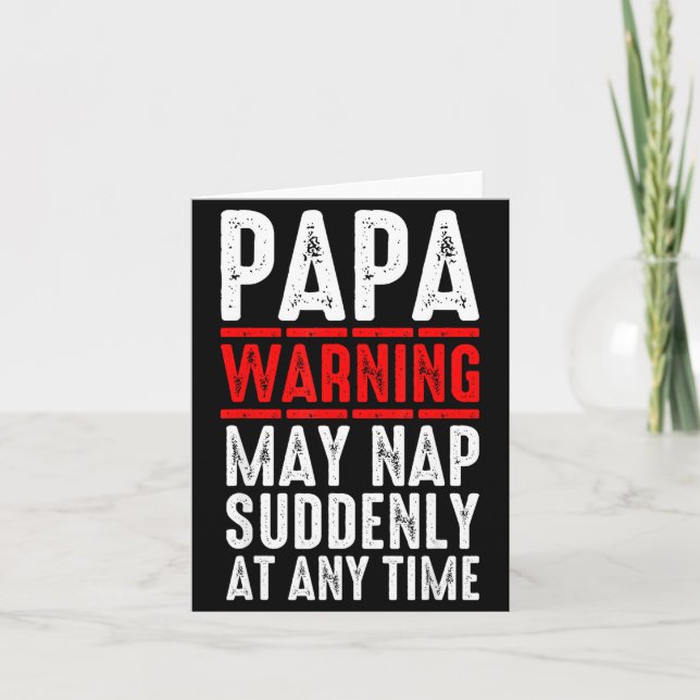 Papa Art For Grandpa From Grandkids Father's Day P Card (Front)