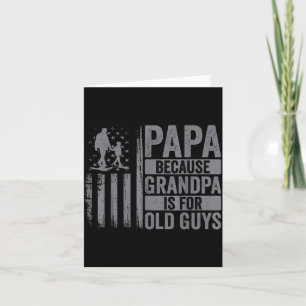 Papa Art For Grandpa Men From Grandkids Granddaugh Card