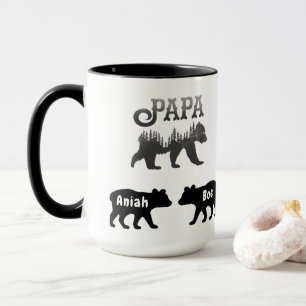 Papa Bear and Cubs Coffee Mug