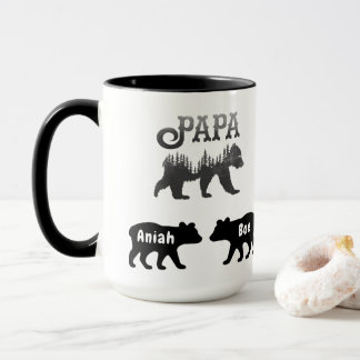 Papa Bear and Cubs Coffee Mug