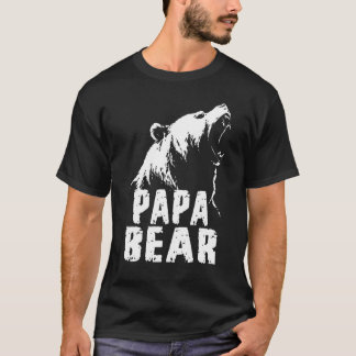 Papa Bear Best Dad  Father Pop T-Shirt