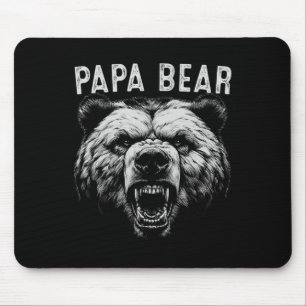 Papa Bear Best Idea Fathers Day Funny Bear Gifts F Mouse Mat