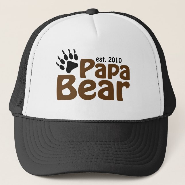 papa bear claw est 20XX Trucker Hat (Front)
