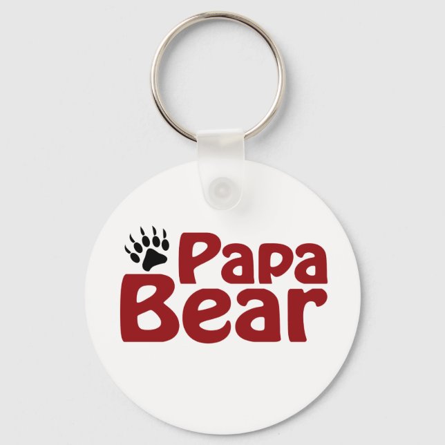 Papa Bear Claw Key Ring (Front)
