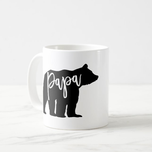 Papa Bear Coffee Mug (Front Left)
