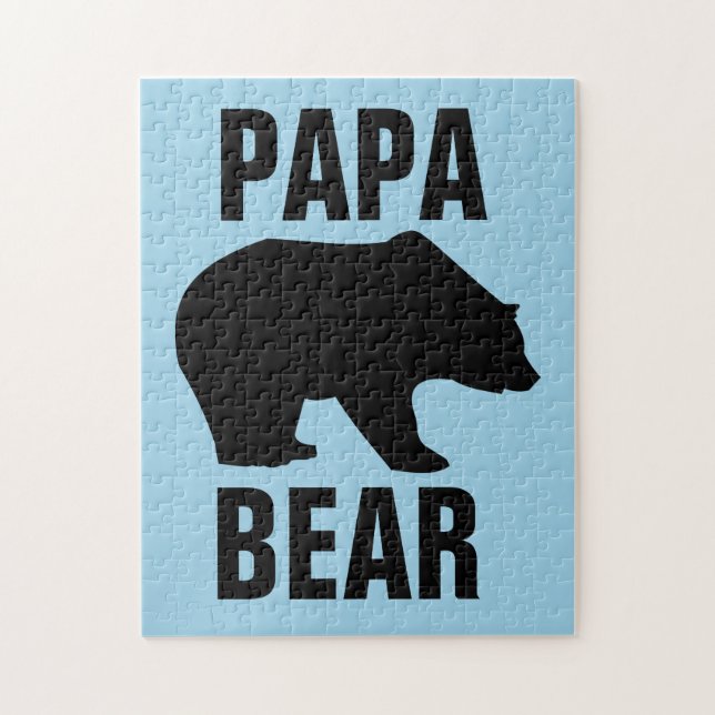 PAPA BEAR DAD PUZZLE (Vertical)