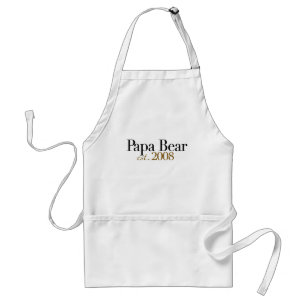 Papa Bear Est 2008 Standard Apron