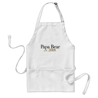 Papa Bear Est 2008 Standard Apron