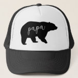 Papa Bear Father's Day Trucker Hat<br><div class="desc">Message me if you need assistance or have any special requests.</div>