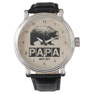 Papa Bear for Dad 2014, Grunge Black Watch