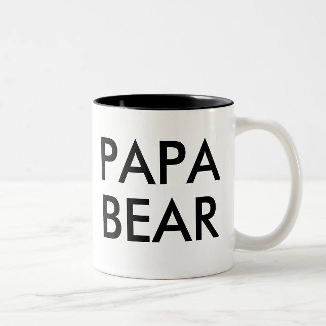 Papa Bear | funny humour joke mug (Right)