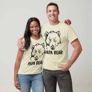 PAPA BEAR, Funny T-shirts for Dad