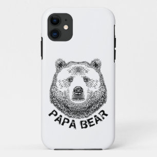 Papa Bear, Hand Drawn Illustration iPhone 11 Case