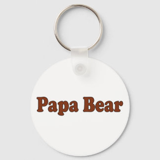 Papa Bear Key Ring