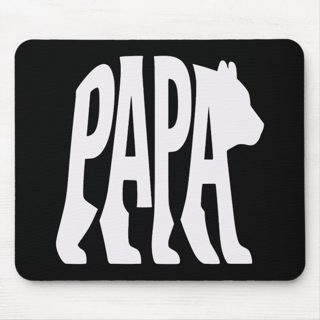 Papa Bear  Mouse Mat (Front)