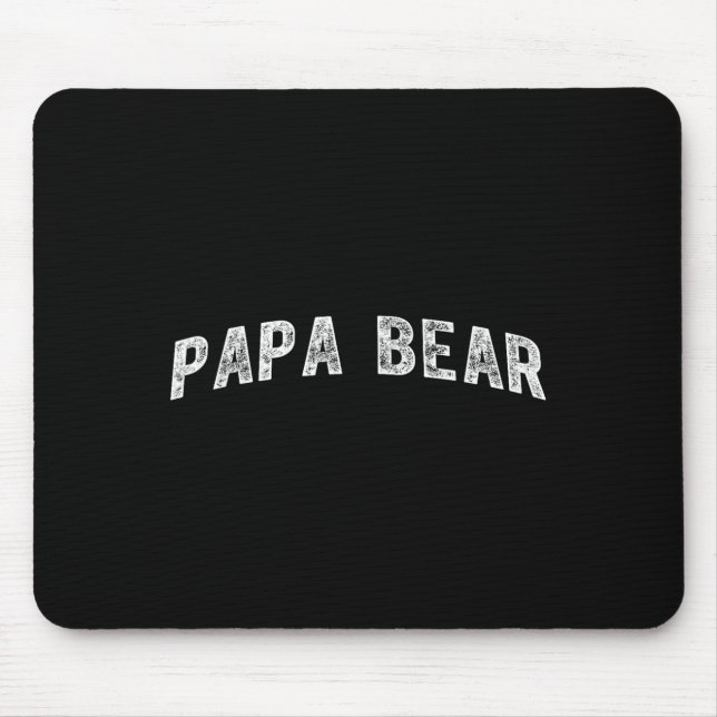 Papa Bear  Mouse Mat (Front)