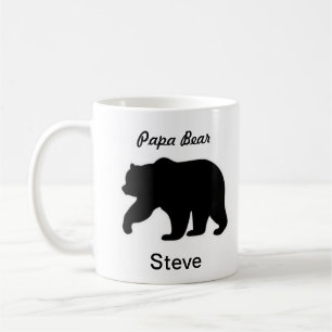 Papa Bear Mug Personalised Name