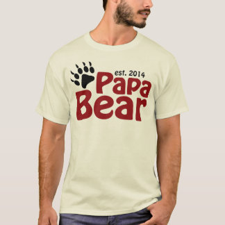 Papa Bear New Dad 2014 T-Shirt