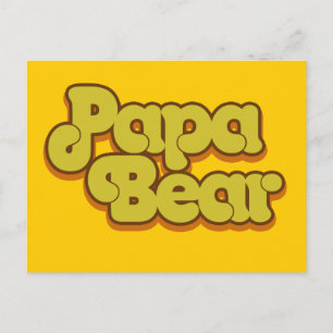Papa Bear Postcard