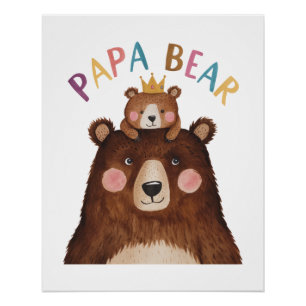 Papa Bear Poster