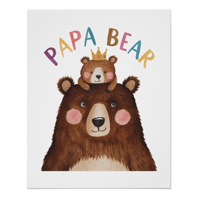 Papa Bear Poster (Front)