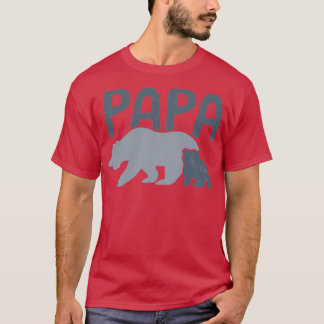Papa Bear Shirt Papa Of One Gift 1